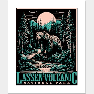 Lassen Volcanic US National Park Backpacking Camping Hiking Posters and Art